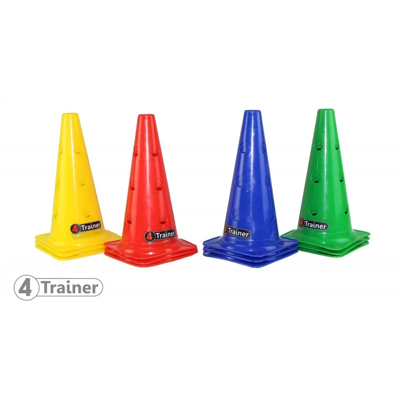 Balise 30 Cm Percées 12 Trous - Lot De 4 Ou De 8 - 4Trainer 1 Balise 30 Cm Percées 12 Trous - Lot De 4 Ou De 8 - 4Trainer