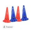 Balises Multicolore X4 Ou X8 - 50cm - 12 Trous - Rouge, Bleu - 4TRAINER 5 Balises Multicolore X4 Ou X8 - 50cm - 12 Trous - Rouge, Bleu - 4TRAINER -Cress-Sport Sale Store balises multicolore x4 ou x8 50cm 12 trous rouge bleu 4trainer