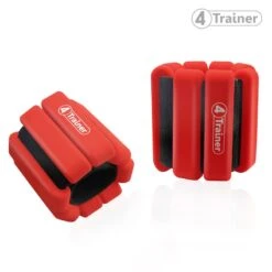Bandes Lestées Silicone - Rouge - 2 X 1kg - 4TRAINER -Cress-Sport Sale Store bandes lestees silicone rouge 2 x 1kg 4trainer 2