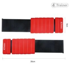 Bandes Lestées Silicone - Rouge - 2 X 1kg - 4TRAINER -Cress-Sport Sale Store bandes lestees silicone rouge 2 x 1kg 4trainer 3