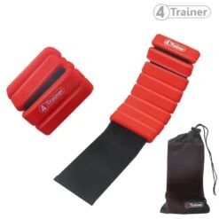Bandes Lestées Silicone - Rouge - 2 X 1kg - 4TRAINER -Cress-Sport Sale Store bandes lestees silicone rouge 2 x 1kg 4trainer 4