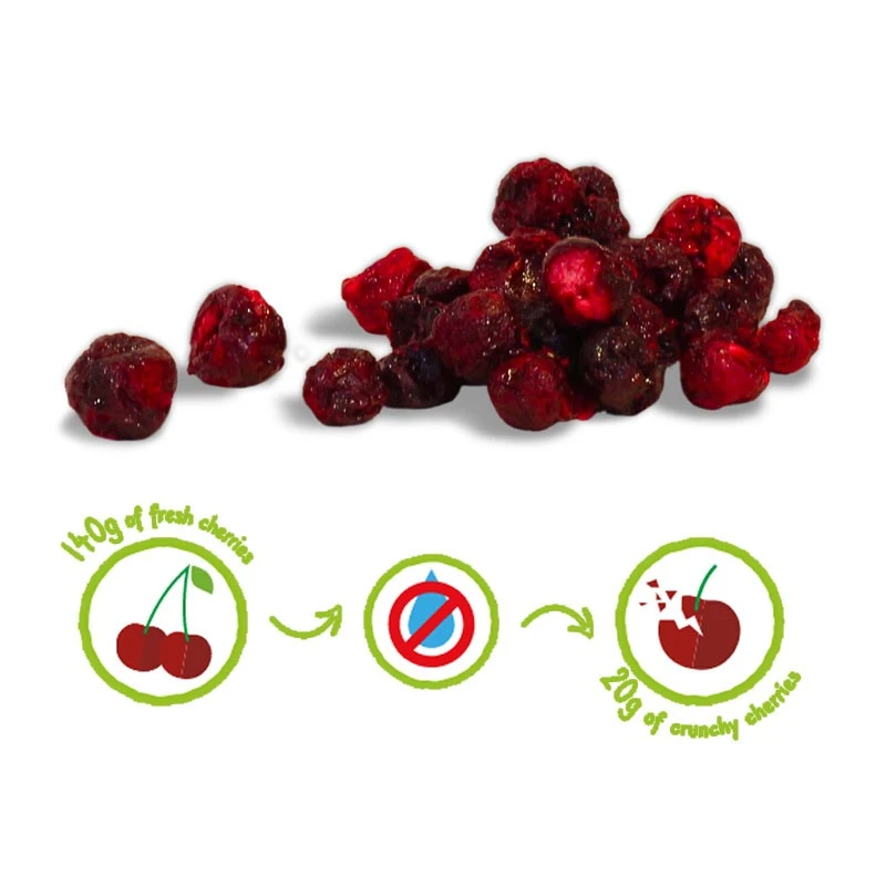 CERISE CRUNCHY FRUIT BIO - 100% Cerises Biologiques Lyophilisées 3 CERISE CRUNCHY FRUIT BIO - 100% Cerises Biologiques Lyophilisées - Image 3