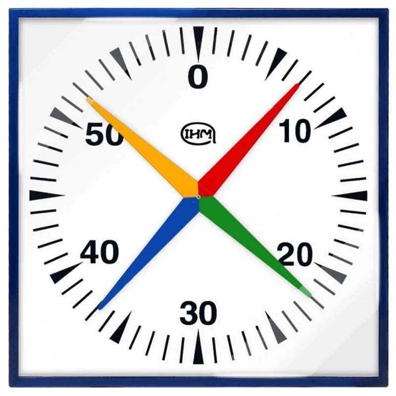 Chronomètre Piscine 4 Aiguilles - 62,5cm X 62,5cm - IHM 1 Chronomètre Piscine 4 Aiguilles - 62,5cm X 62,5cm - IHM