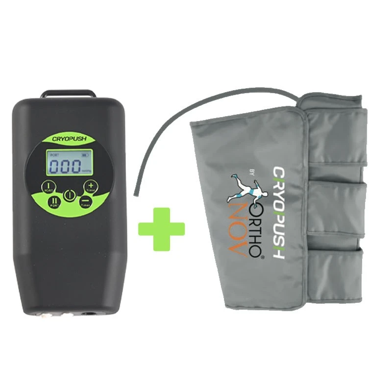 CRYOPUSH® - Récupération Sportive Pack De Froid - Pompe Et Protections Compression Inclus 1 CRYOPUSH® - Récupération Sportive Pack De Froid - Pompe Et Protections Compression Inclus