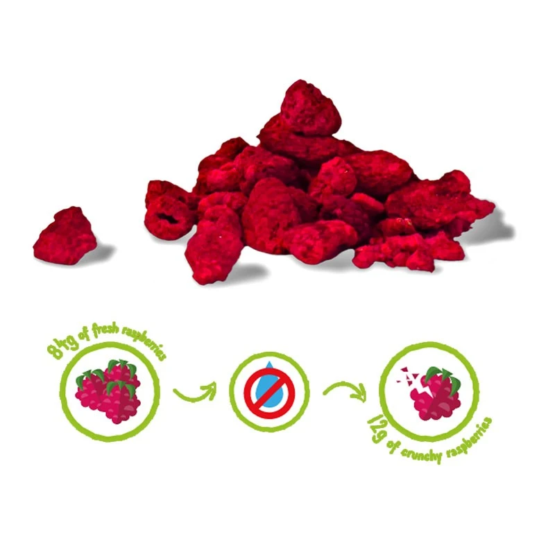 FRAMBOISE CRUNCHY FRUIT BIO - 100% Framboises Biologiques Lyophilisées 3 FRAMBOISE CRUNCHY FRUIT BIO - 100% Framboises Biologiques Lyophilisées - Image 3