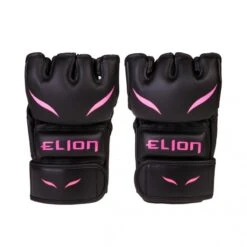 Gants Mma Elion Uncage - ( Cuir Skintex ) - Noir & Rose -Cress-Sport Sale Store gants mma elion uncage cuir skintex noir rose 1