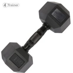 HALTÈRE HEXAGONAL - à L'unité - BL4CK - 4Trainer