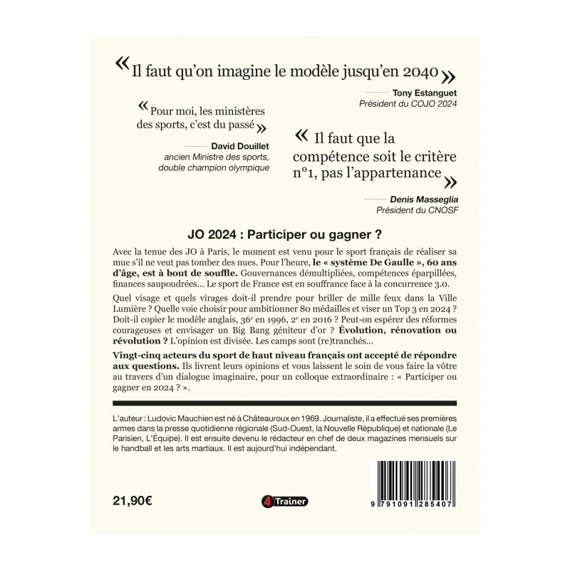 JO 2024 : Participer Ou Gagner ? - 4TRAINER Editions 2 JO 2024 : Participer Ou Gagner ? - 4TRAINER Editions - Image 2