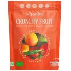 MANGUE CRUNCHY FRUIT BIO - 100% Mangues Biologiques Lyophilisées