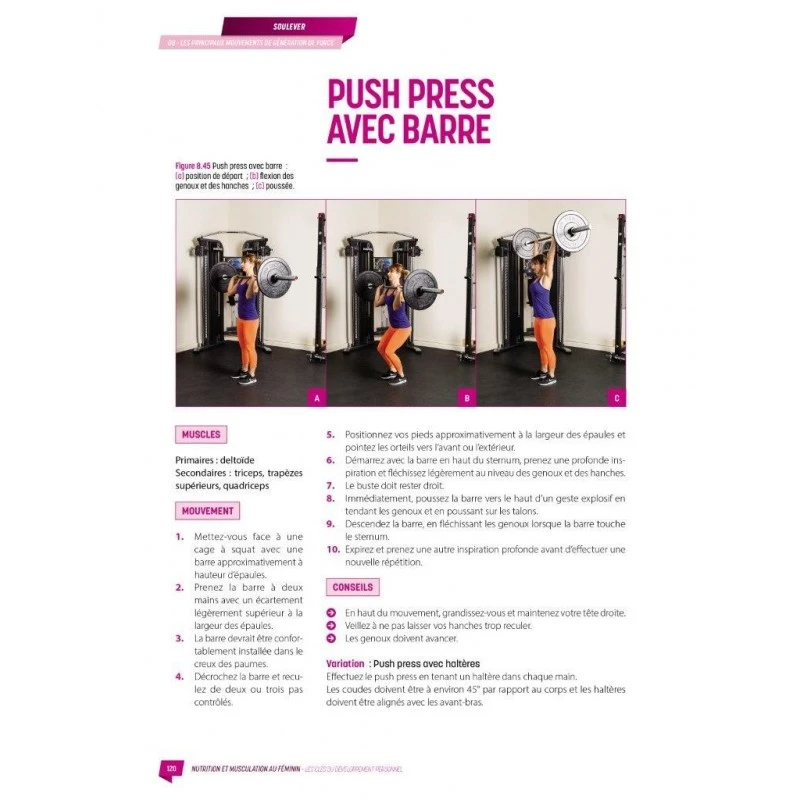 Musculation Et Nutrition Au Féminin - 4TRAINER Editions 5 Musculation Et Nutrition Au Féminin - 4TRAINER Editions - Image 5