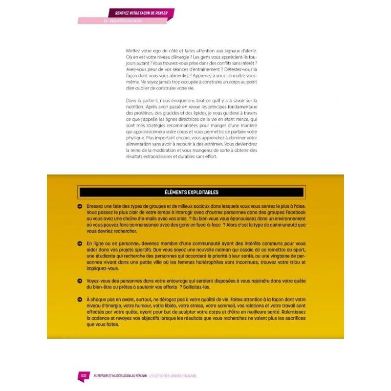 Musculation Et Nutrition Au Féminin - 4TRAINER Editions 7 Musculation Et Nutrition Au Féminin - 4TRAINER Editions - Image 7