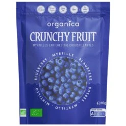 MYRTILLE CRUNCHY FRUIT BIO - 100% Myrtilles Biologiques Lyophilisées
