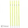 PIQUETS SLALOM - Pointe Acier Jaune - LOT DE 5 - 180cm - 4TRAINER -Cress-Sport Sale Store piquets slalom pointe acier jaune lot de 5 180cm 4trainer