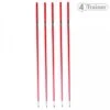 PIQUETS SLALOM - Pointe Acier Rouge - LOT DE 5 - 160cm - 4TRAINER -Cress-Sport Sale Store piquets slalom pointe acier rouge lot de 5 160cm 4trainer