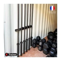 Rack De Stockage Mural Pour Barres Olympiques - 4TRAINER 8 Rack De Stockage Mural Pour Barres Olympiques - 4TRAINER -Cress-Sport Sale Store rack de stockage mural pour barres olympiques 4trainer 3