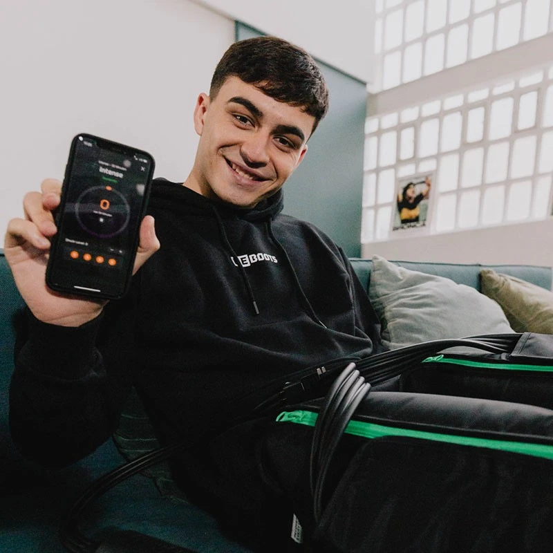 Reboots ONE - Pressotherapie Jusqu'à 16 Intensités Bluetooth® 4 Reboots ONE - Pressotherapie Jusqu'à 16 Intensités Bluetooth® - Image 4