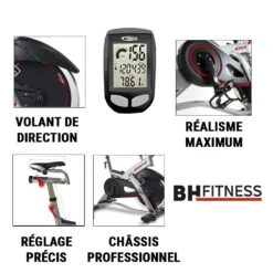 BH Fitness Rex H921 - VÉLO INDOOR BIKING - BHFitness -Cress-Sport Sale Store rex h921 velo indoor biking bhfitness 5