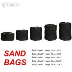 Sandbag 25KG à 115KG – Sac De Force à Lester - 4TRAINER -Cress-Sport Sale Store sandbag 25kg a 115kg sac de force a lester 4trainer 2