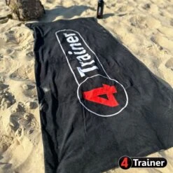 Serviette PLAGE - Logo 4TRAINER - 150cm X 70cm - 100% Coton - 4TRAINER -Cress-Sport Sale Store serviette plage logo 4trainer 150cm x 70cm 100 coton 4trainer 3