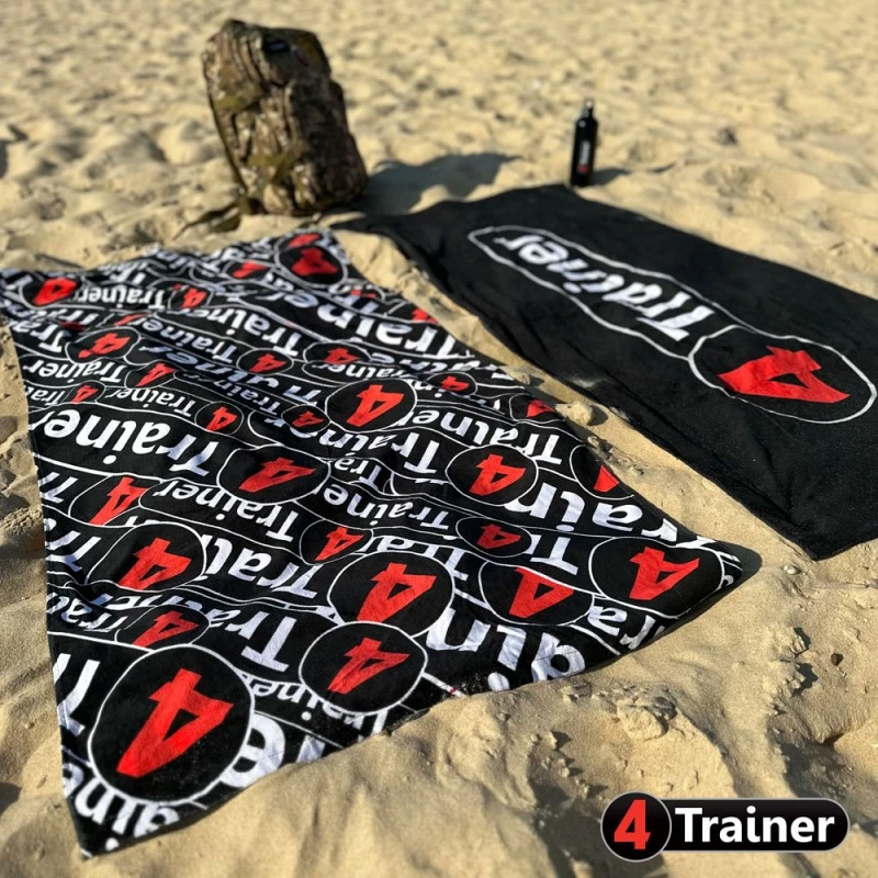 Serviette PLAGE - Monogramme 4TRAINER - 150cm X 70cm - 100% Coton - 4TRAINER 2 Serviette PLAGE - Monogramme 4TRAINER - 150cm X 70cm - 100% Coton - 4TRAINER - Image 2