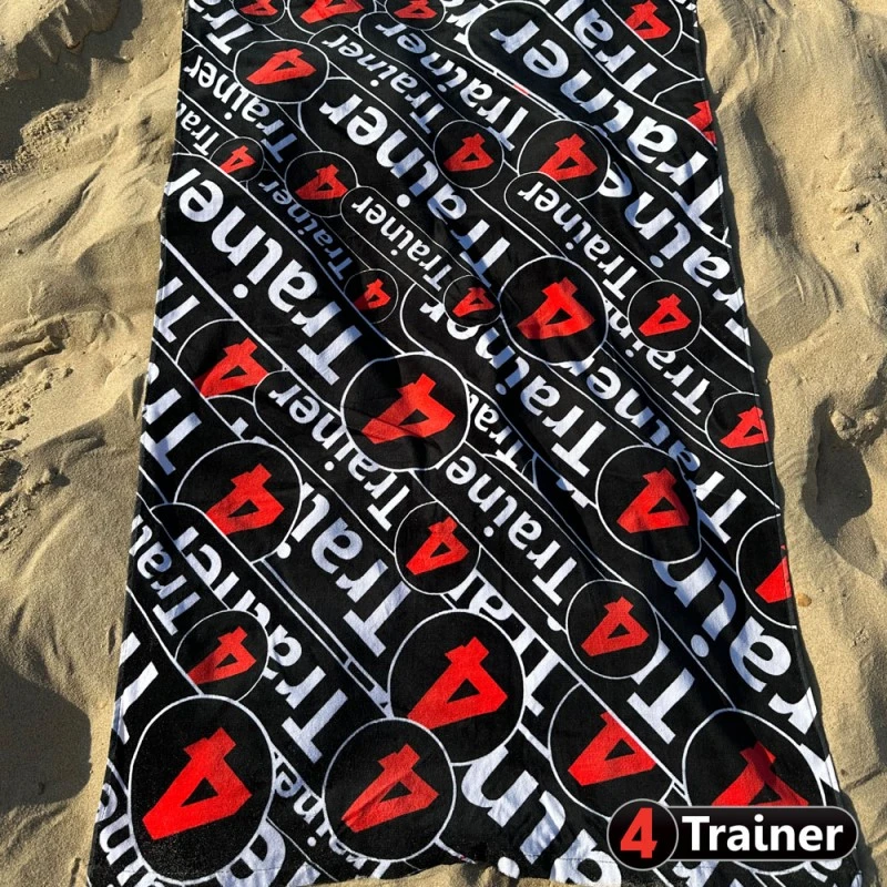 Serviette PLAGE - Monogramme 4TRAINER - 150cm X 70cm - 100% Coton - 4TRAINER 5 Serviette PLAGE - Monogramme 4TRAINER - 150cm X 70cm - 100% Coton - 4TRAINER - Image 5